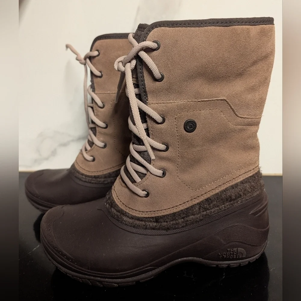 The North Face Shellista II Roll-Down Boots Waterproof Size 6 MSRP $130